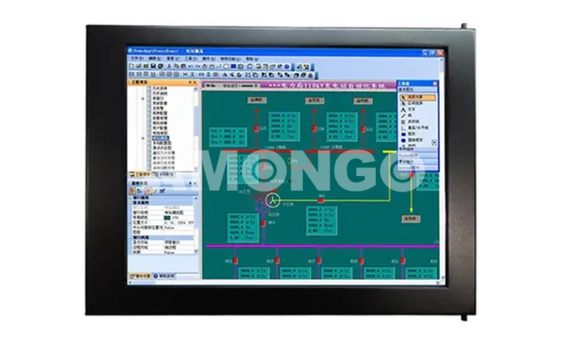 شاشة LCD واسعة النطاق لدرجة الحرارة