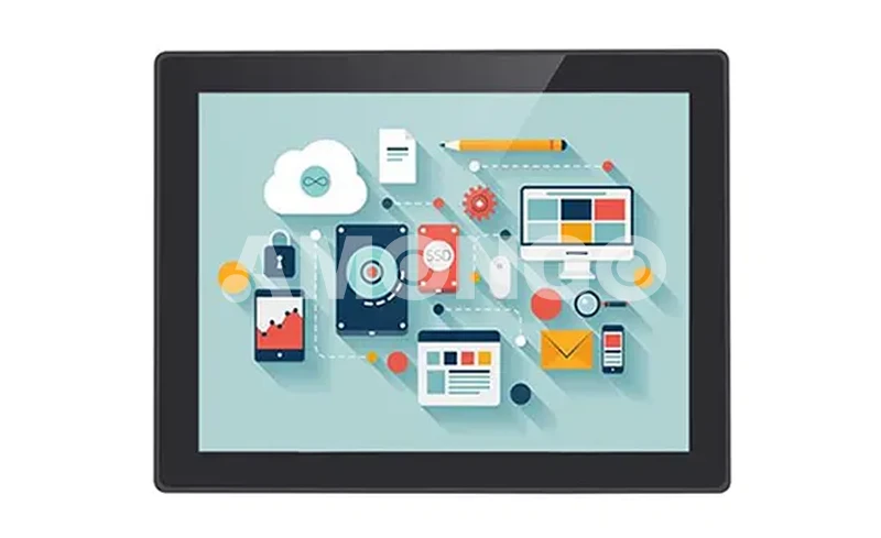 شاشة لمس LCD بحجم 12.1 بوصة