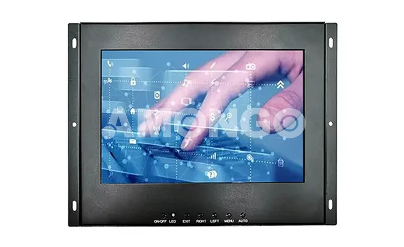 شاشة LCD صناعية مثبتة على رف بوصة