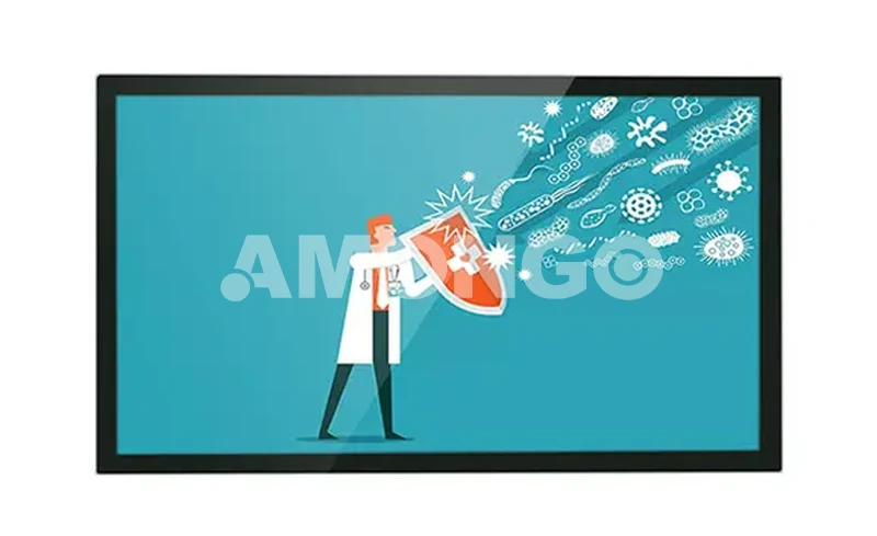 شاشة LCD دائمة طويلة المفعول مضادة للبكتيريا مقاس 32 بوصة