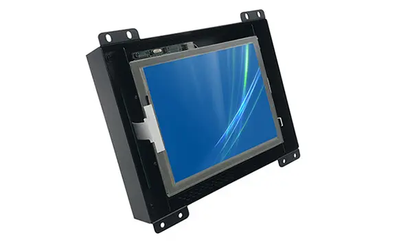 شاشة LCD تعمل باللمس صناعية مثبتة على رف بوصة